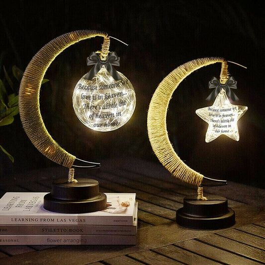 Celestial Serenity: LED Star & Moon Lamp - A Heavenly Tribute